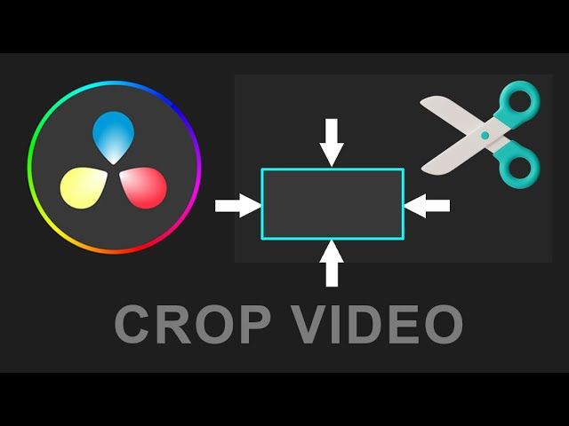  / crop videos, DaVinci Resolve 18, video editing, cropping controls, feather effect, retain video position