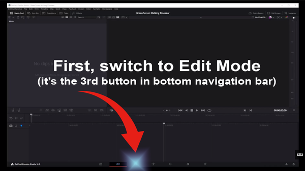 DaVinci Resolve 18 Edit Mode