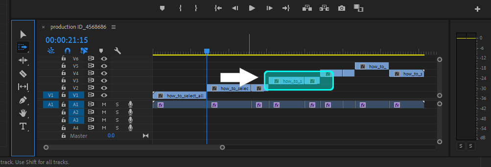 How To Select Everything To The Right Of Playhead In Premiere Pro 