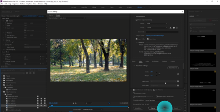 Click on Export button